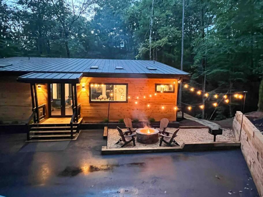 הוילה Sautee Nacoochee Modern Mountain Getaway With Hot Tub, Fire Pit מראה חיצוני תמונה