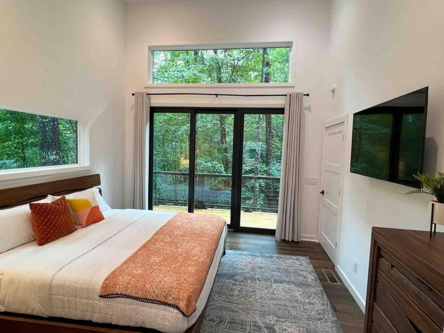 הוילה Sautee Nacoochee Modern Mountain Getaway With Hot Tub, Fire Pit מראה חיצוני תמונה