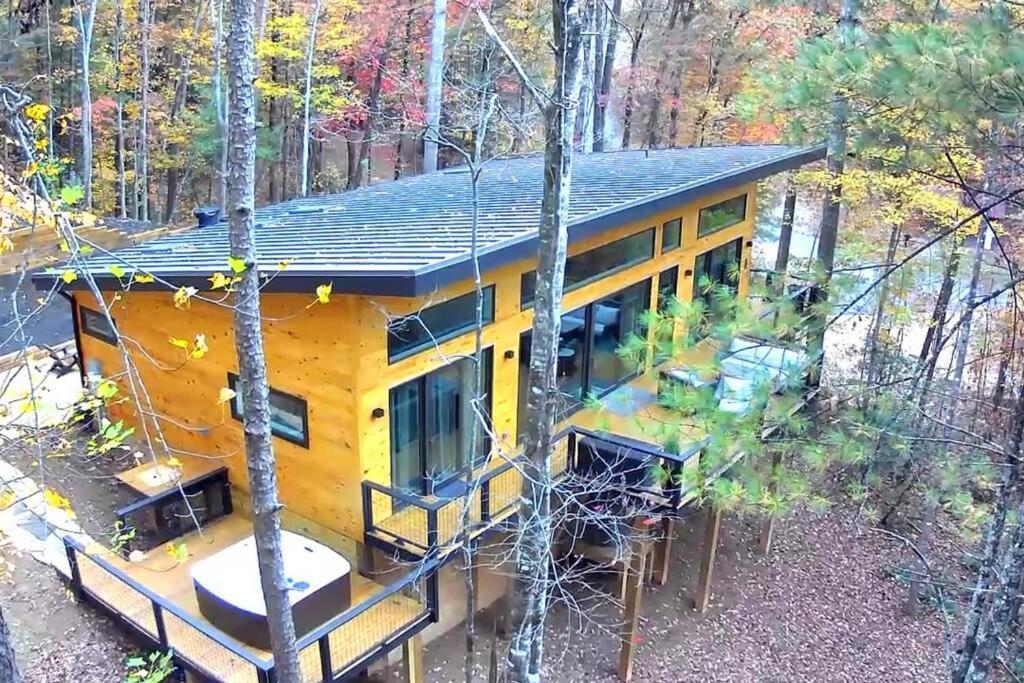 הוילה Sautee Nacoochee Modern Mountain Getaway With Hot Tub, Fire Pit מראה חיצוני תמונה